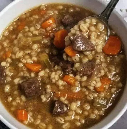 Beef & Barley Soup Crock Pot