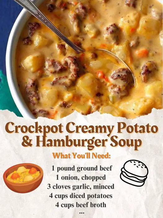 Creamy Potato & Hamburger Soup