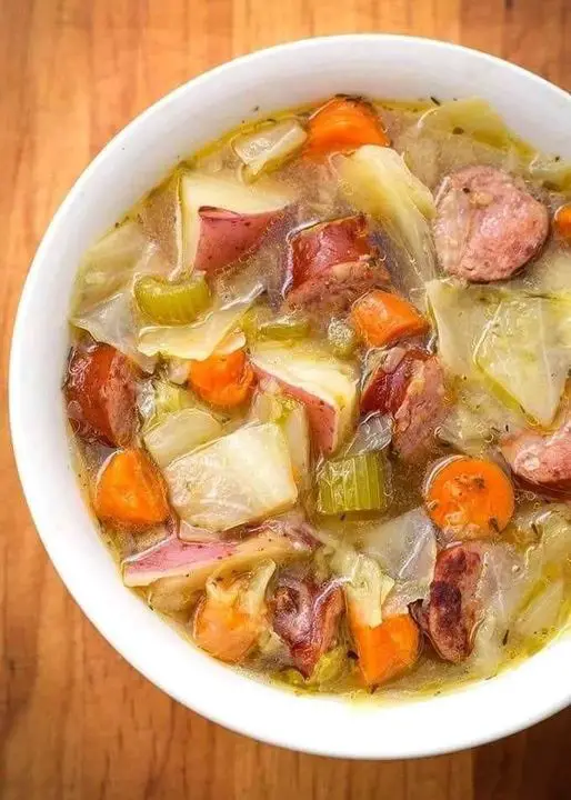nstant Pot Kielbasa Cabbage Potato Soup