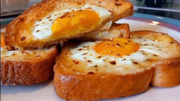 Air Fryer Egg Toast