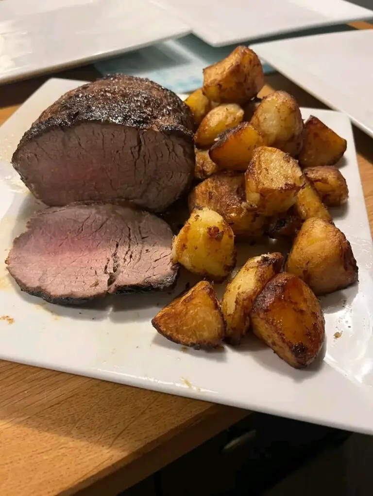 Beef joint & roast potatoes