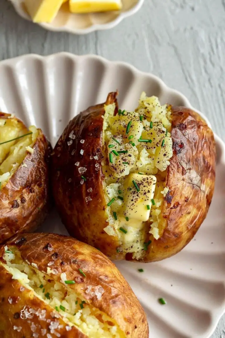 Air Fryer Baked Potato (Microwave first)