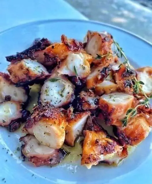 Barbecued Octopus With Lemon And Oregano