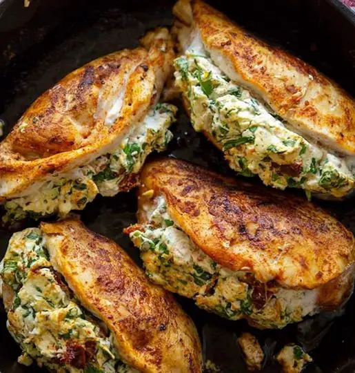 stuffed with cheese and broccoli