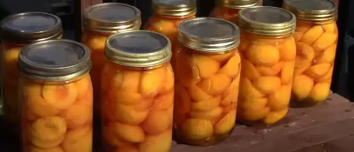 Canning peaches