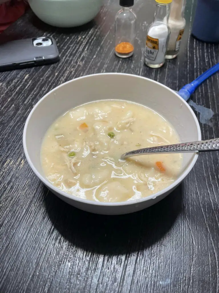 Chicken and dumpling soup