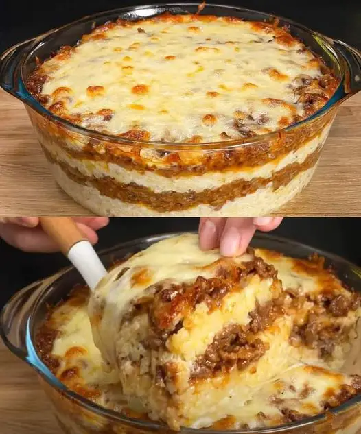 Layered Beef and Mashed Potato Casserole