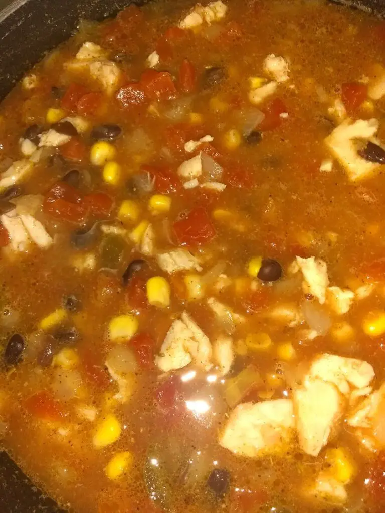 Chicken tortilla soup