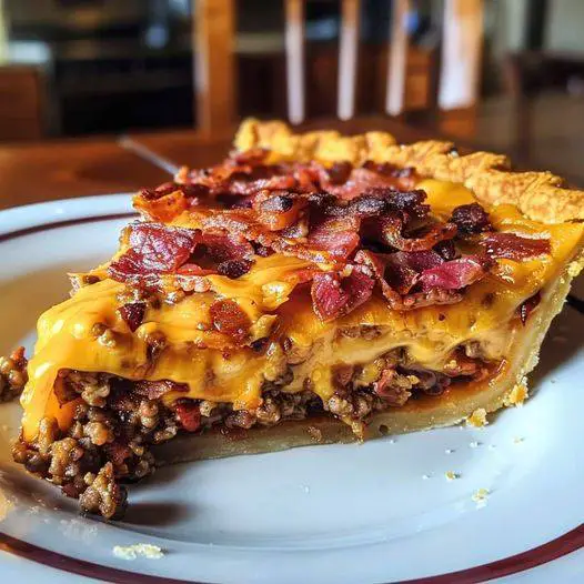 Carnivore Cheeseburger Pie