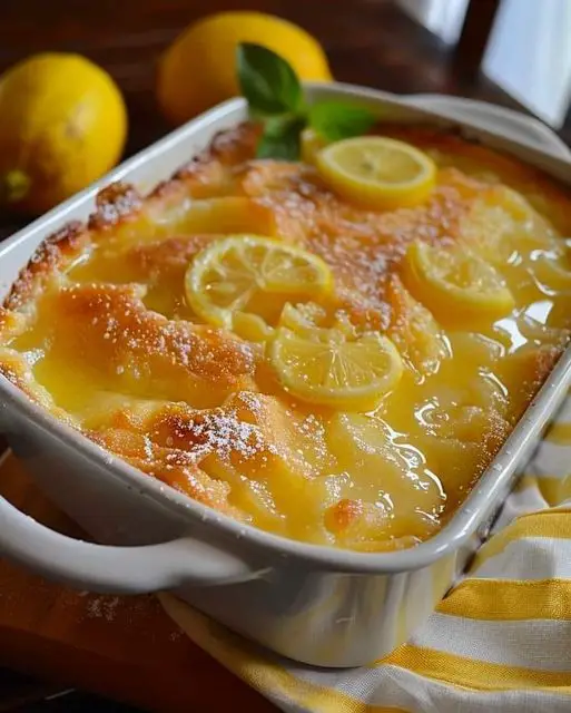 MAGIC LEMON COBBLER