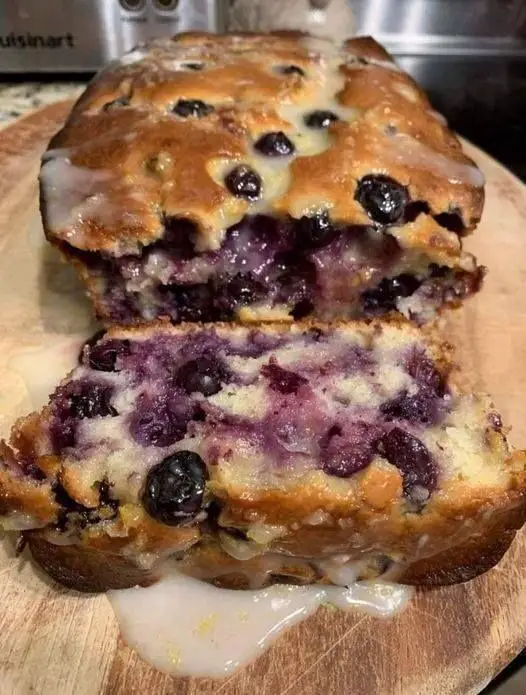 gluten free Blueberry lemon bread