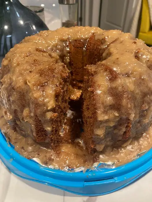 German Chocolate Pound Cake