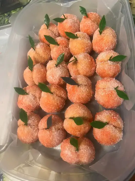 Italian peach cookies