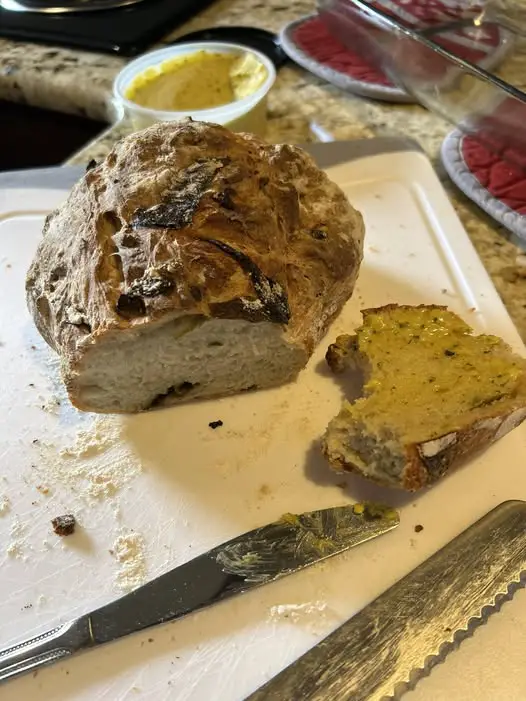 artisan green chili bread