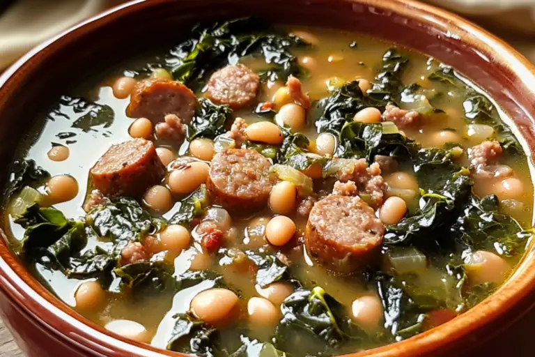 pea soup with Sausage Collard Greens