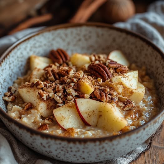 Apple pecan Bake Oatmeal