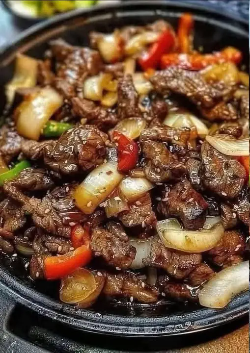 Chinese Pepper Steak with Onions