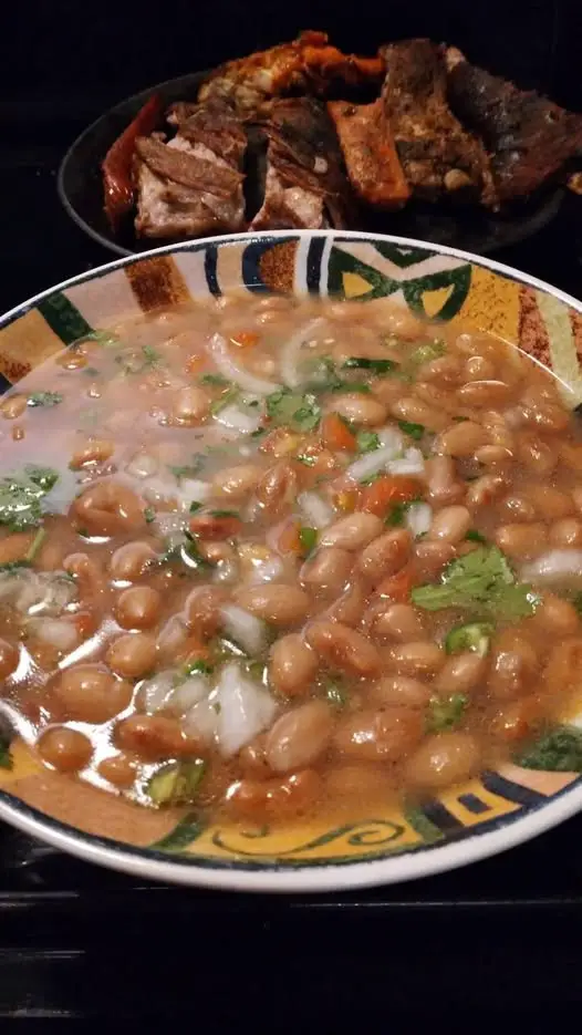 Fresh Beans to eat with Pico de Gallo