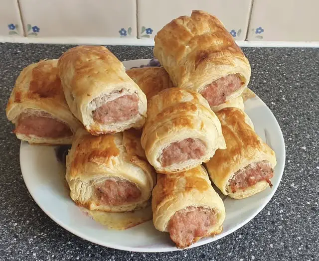 Home made sausage Rolls