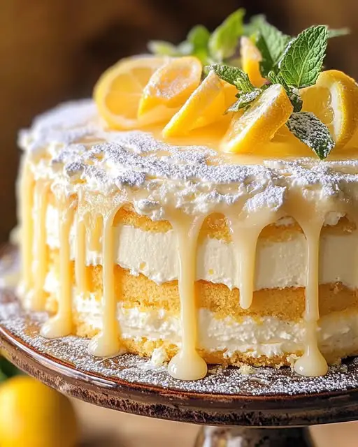 Limoncello Mascarpone Cake