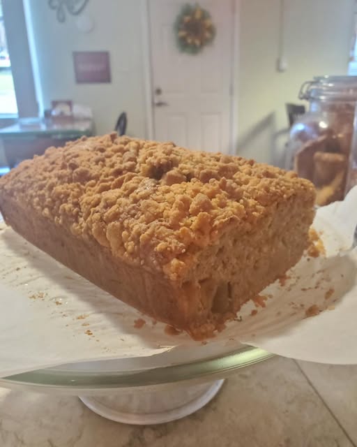 Streusel Apple Zucchini Bread