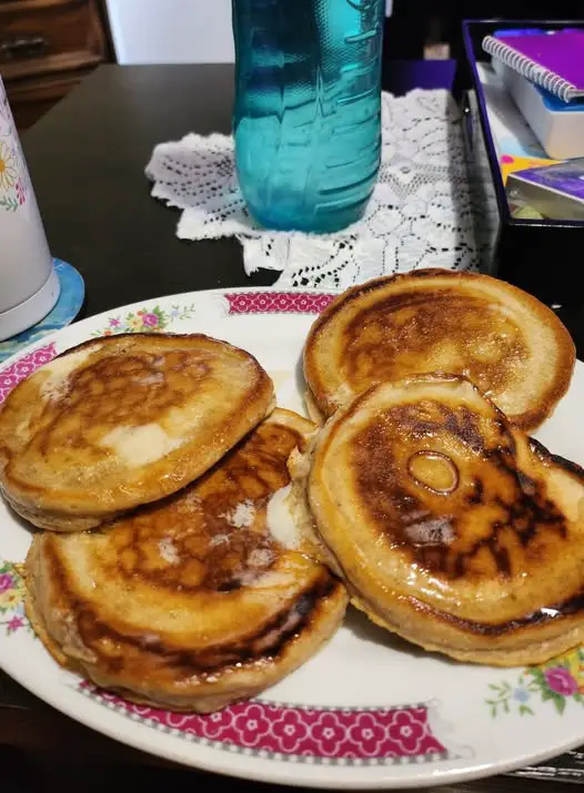 homemade vanilla cinnamon panacakes
