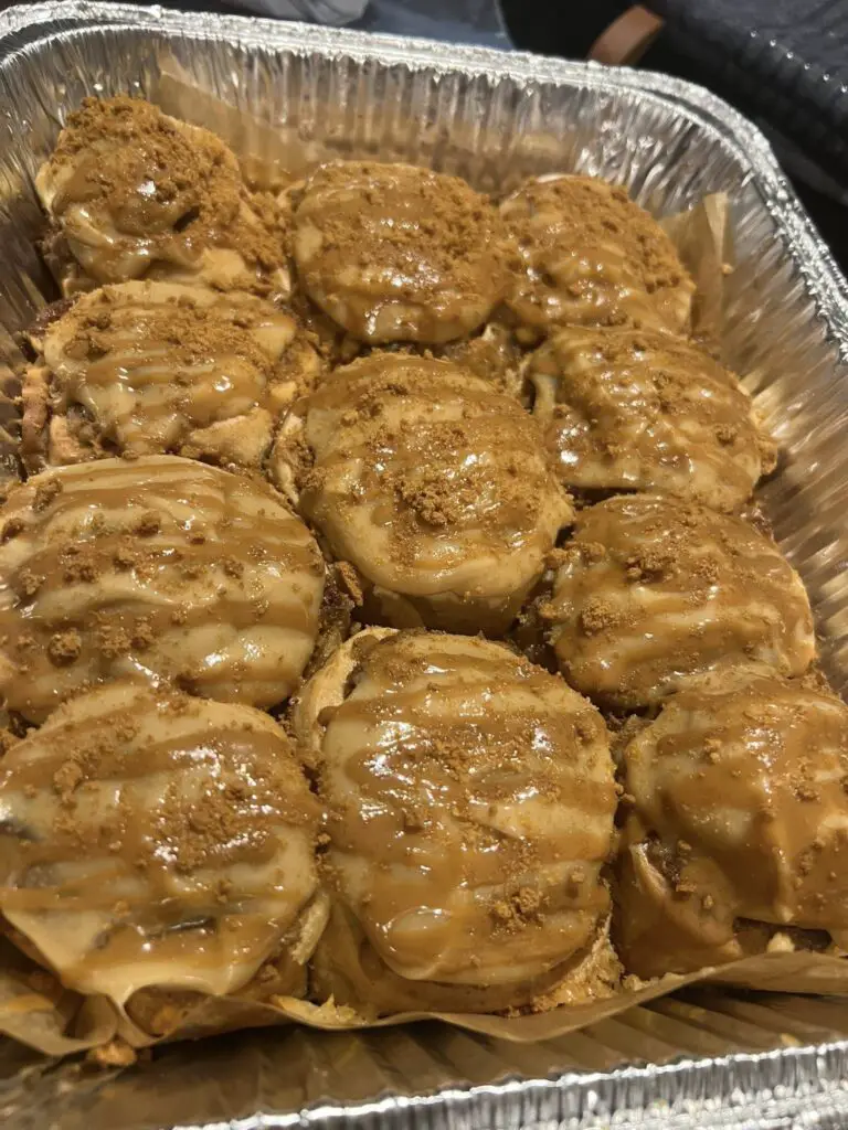 Biscoff cinnamon rolls
