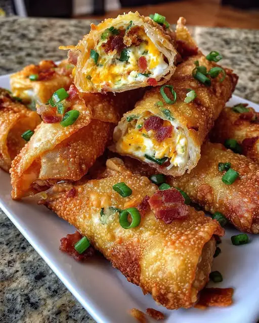 .Jalapeno Popper Egg Rolls
