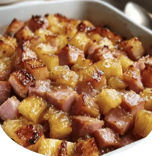 Brown Sugar Pineapple Ham Bake