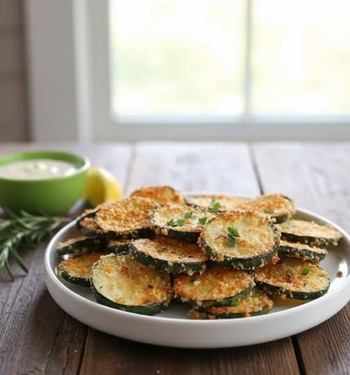 Zucchini Parmesan Crisps