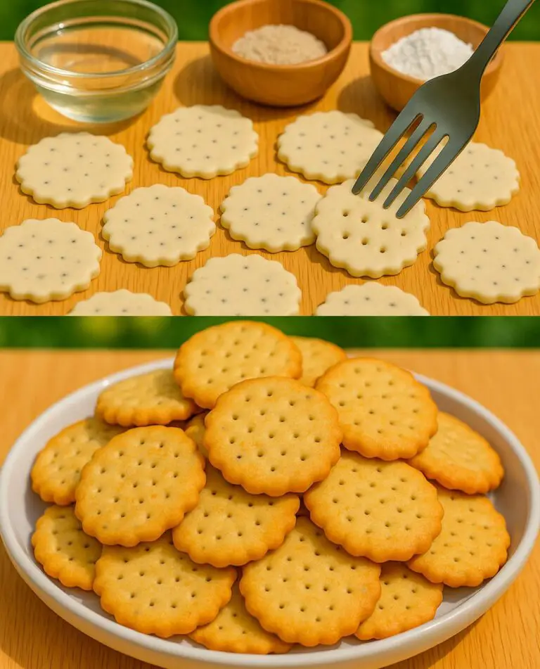 Salt Crackers & Salt cookies! Without egg and without butter