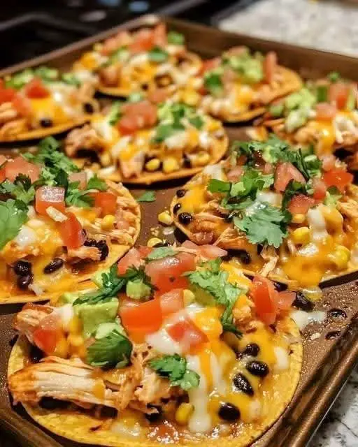 Easy Chicken Tostadas Recipe