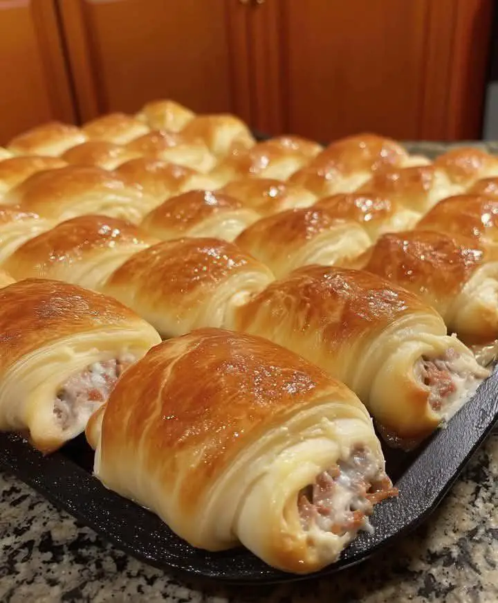 Savory Meat Stuffed Rolls