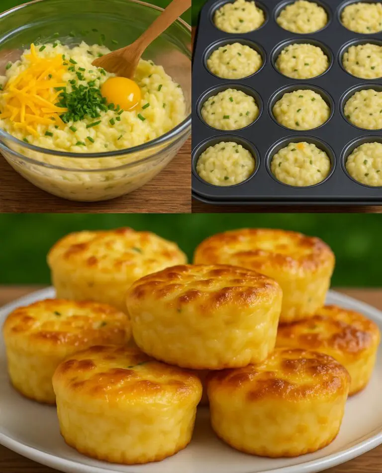 Cheesy Mashed Potato Puffs