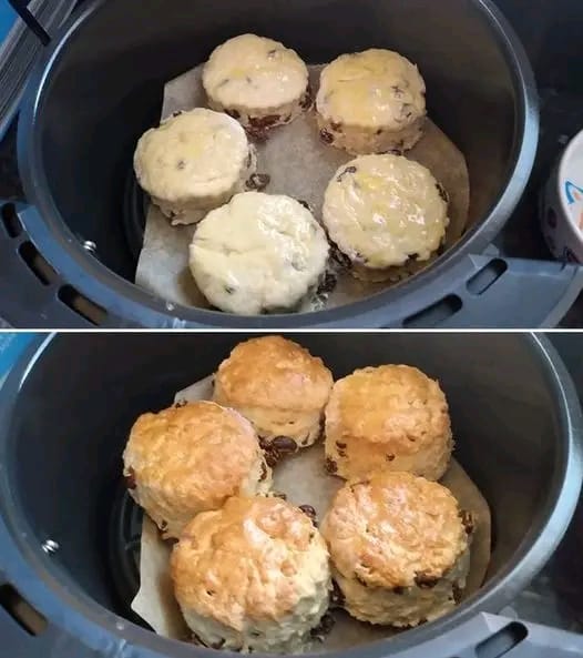 Air Fryer Fruit Scones Recipe
