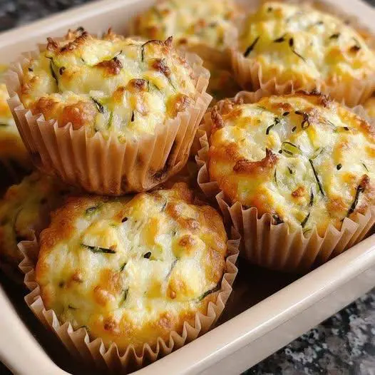 Cottage Cheese Zucchini Muffins
