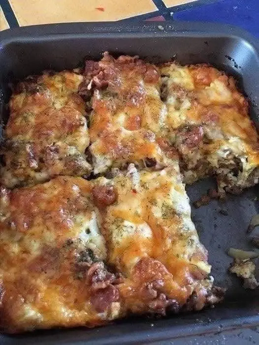 carnivore cheeseburger casserole