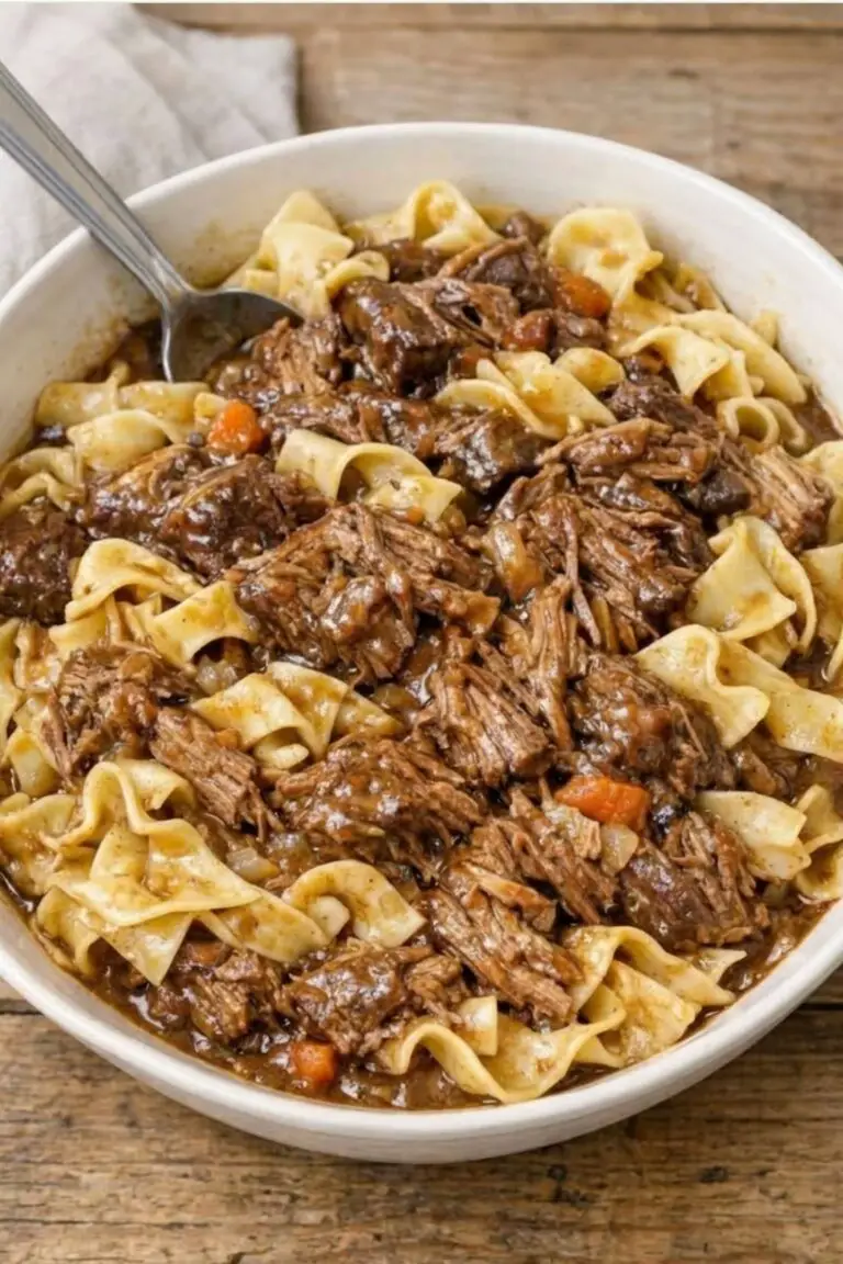 Crockpot Beef and Noodles