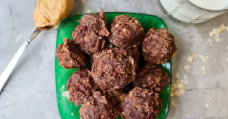 No-Bake Cottage Cheese Brownie Batter Protein Bites