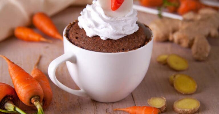 3-Minute Carrot Mug Cake