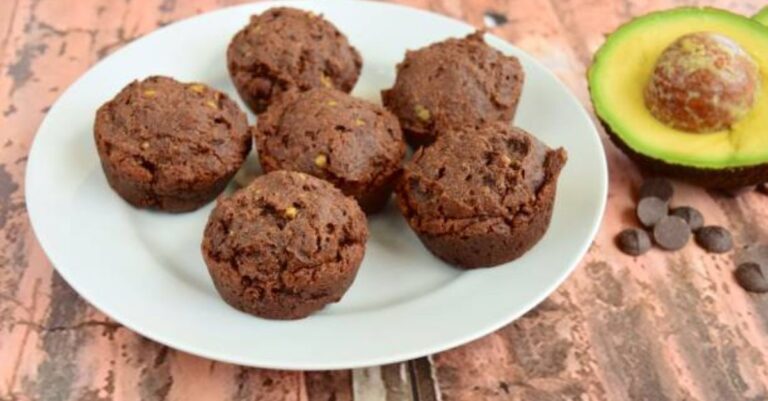 Chocolate Avocado Muffins