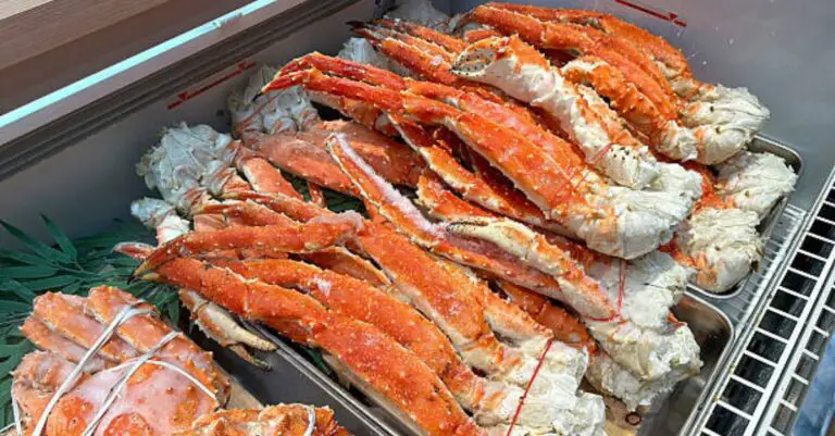 Alaskan red king crab legs