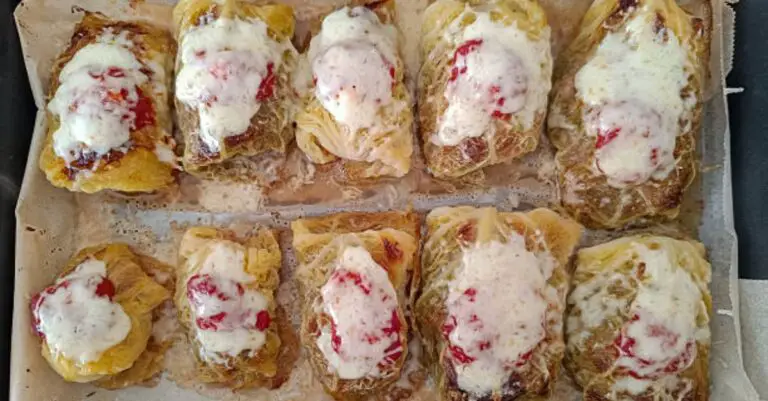Savory cabbage & vegetable bake