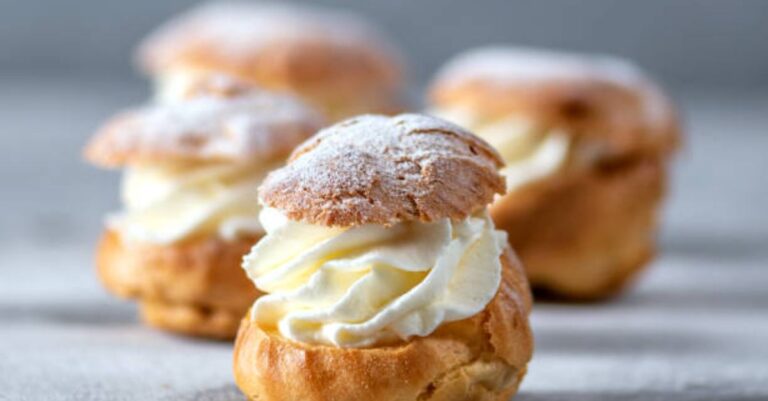 Custard Filled Cream Puffs
