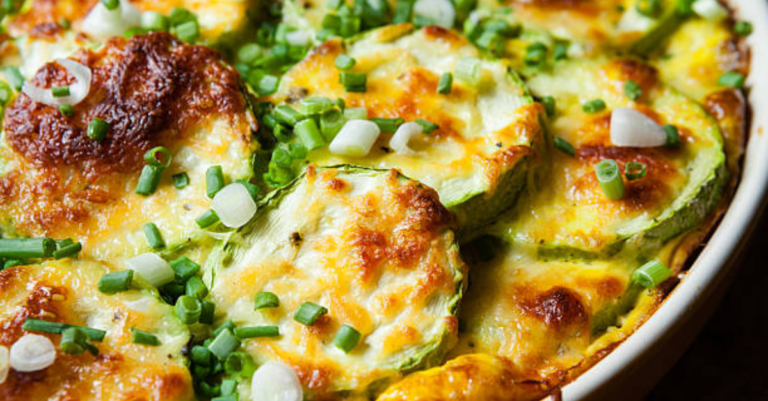 Homemade Loaded Zucchini Bake