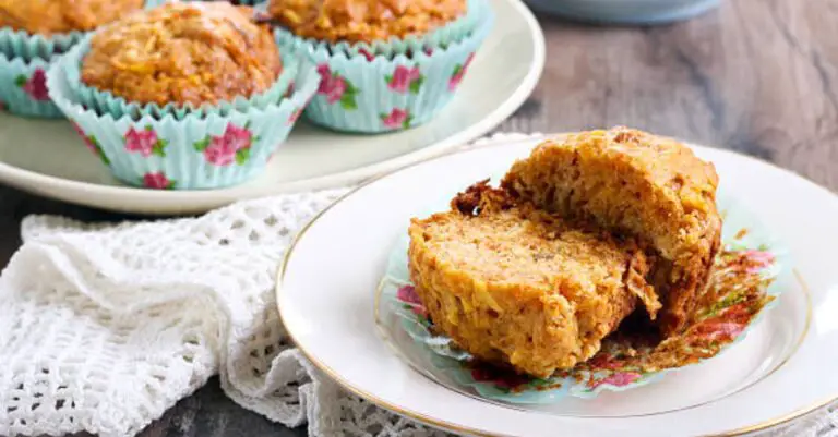 Carrot Cake Oat & Cottage Cheese Muffins