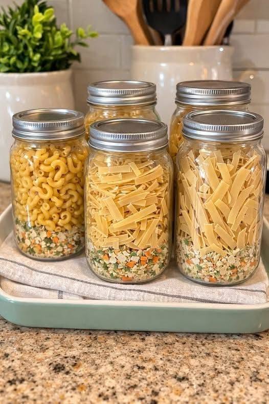 Noodle Soup Mix in a Jar