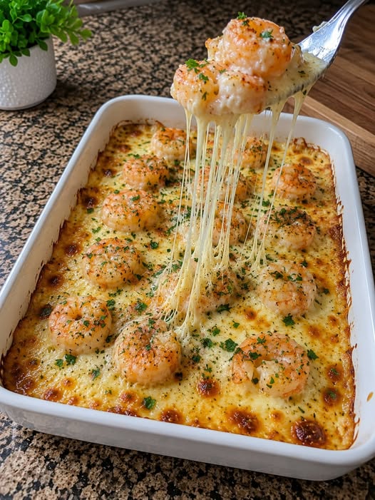 Garlic Shrimp Bake