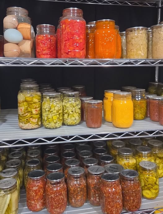 home canning pantry
