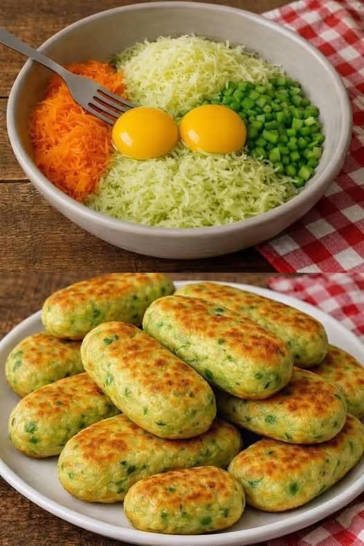 Cheesy Baked Vege Rolls